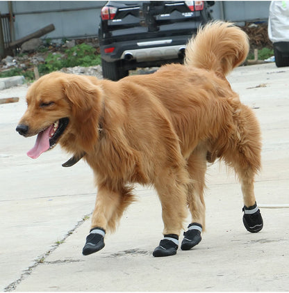Trail-Ready Dog Boots for Large Breeds — Breathable & Wear-Resistant