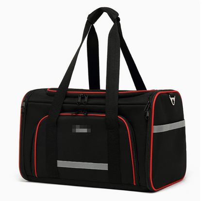 Foldable One-Shoulder Pet Carrier Bag — Lightweight Travel Tote for Cats & Dogs