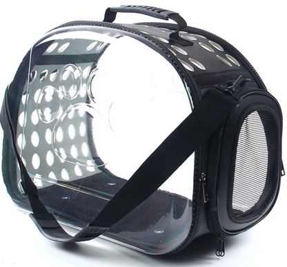Bubble Window Pet Backpack — Transparent Carrier for Cats & Small Dogs