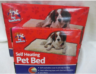Winter Warm Pet Bed with Self-Heating Fleece (Dog/Cat)