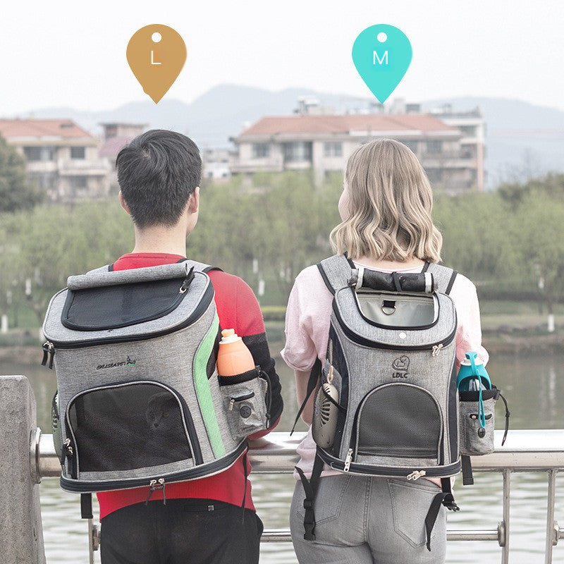 Breathable Pet Backpack Carrier — Hands-Free Travel for Cats & Small Dogs