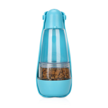 Portable Pet Water Bottle with Foldable Bowl — Leak-Proof Travel Dispenser for Dogs & Cats