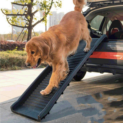 Foldable Pet Stairs & Ramp — Non-Slip Steps for Car, Bed & Sofa